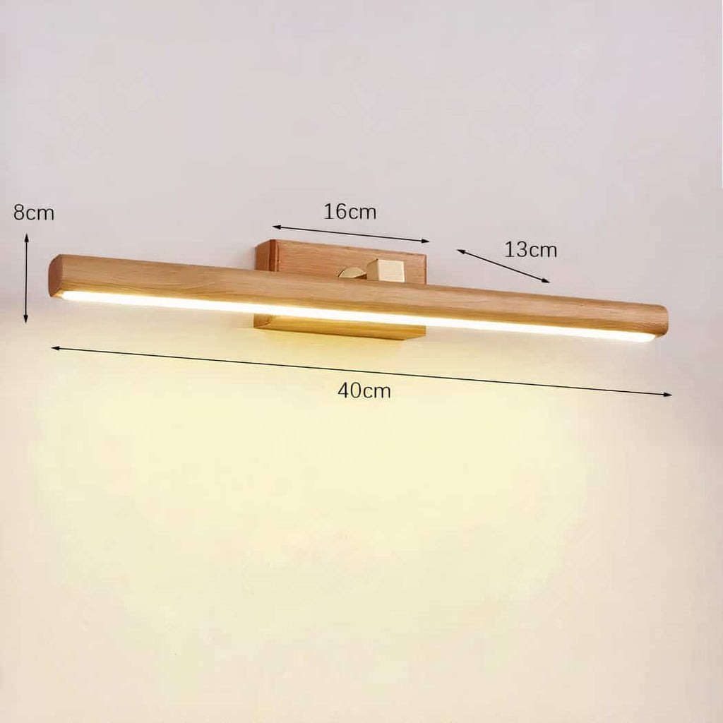 Applique Murale LED en Bois Spécial Miroir