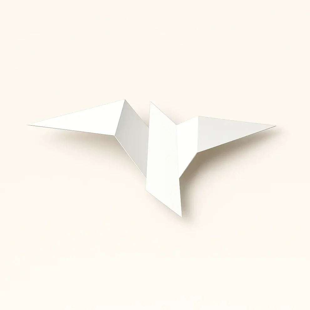 Applique Murale Origami Oiseau Design Moderne