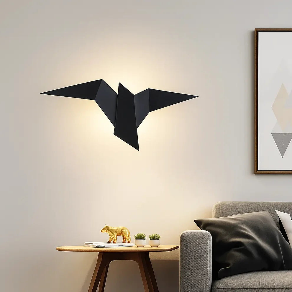 Applique Murale Origami Oiseau Design Moderne