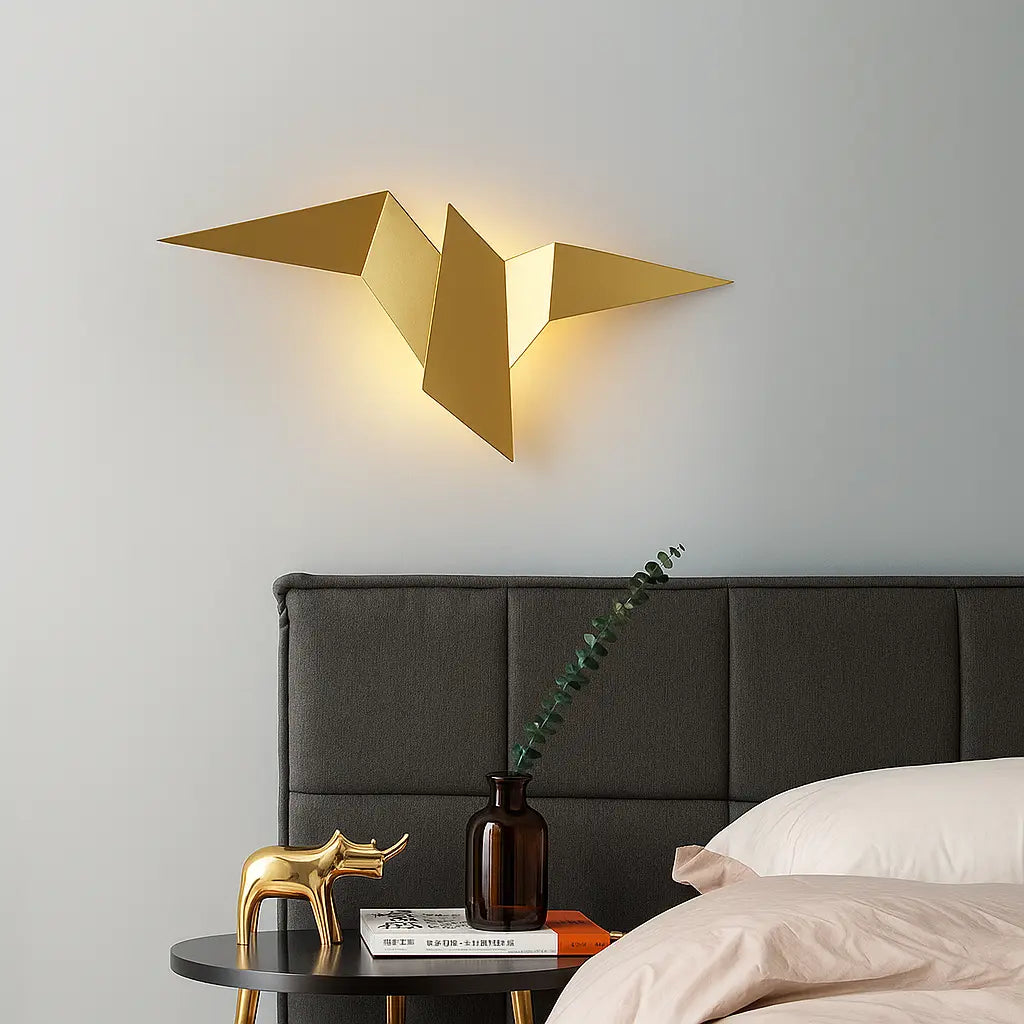 Applique Murale Origami Oiseau Design Moderne