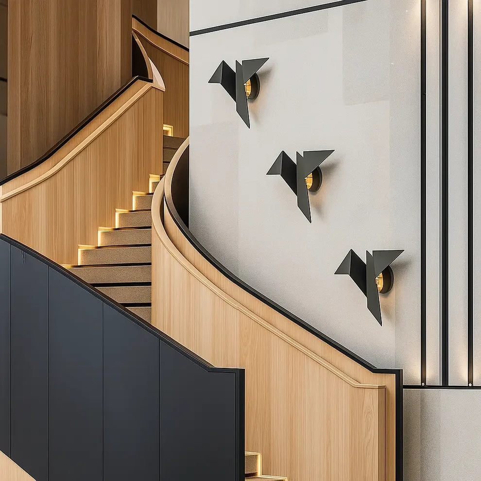 Applique Murale Origami Oiseau Design Moderne