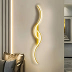 Applique Murale LED Design Ondulé Fluide Eleganz Wohnen