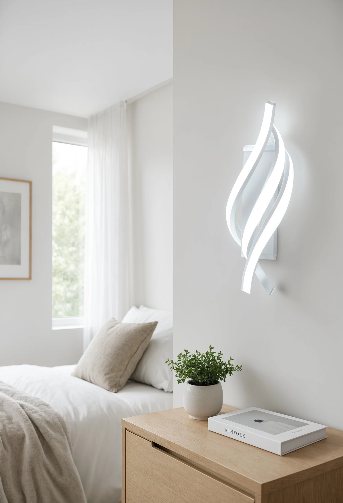 Applique Murale Spirales LED