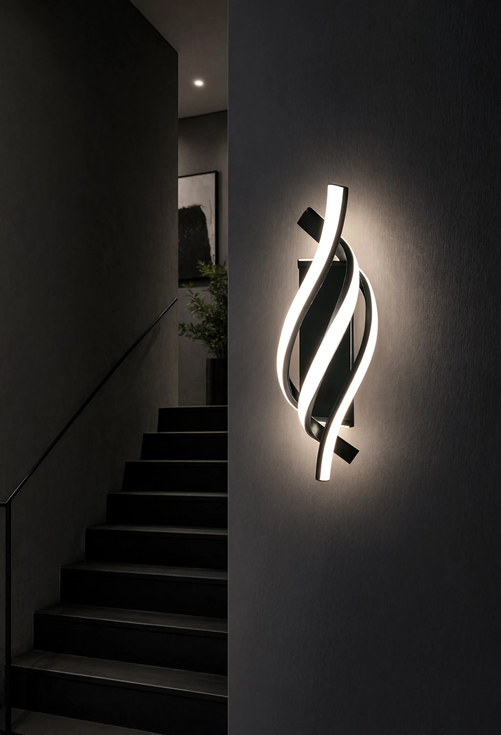 Applique Murale Spirales LED