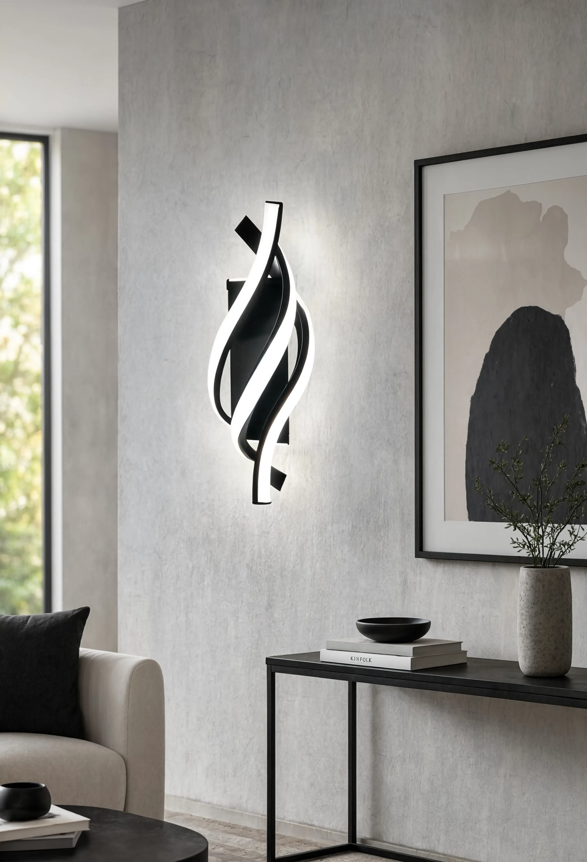 Applique Murale Spirales LED