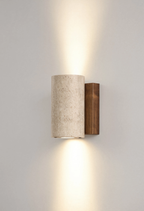 Applique Murale LED Travertin Style Wabi Sabi