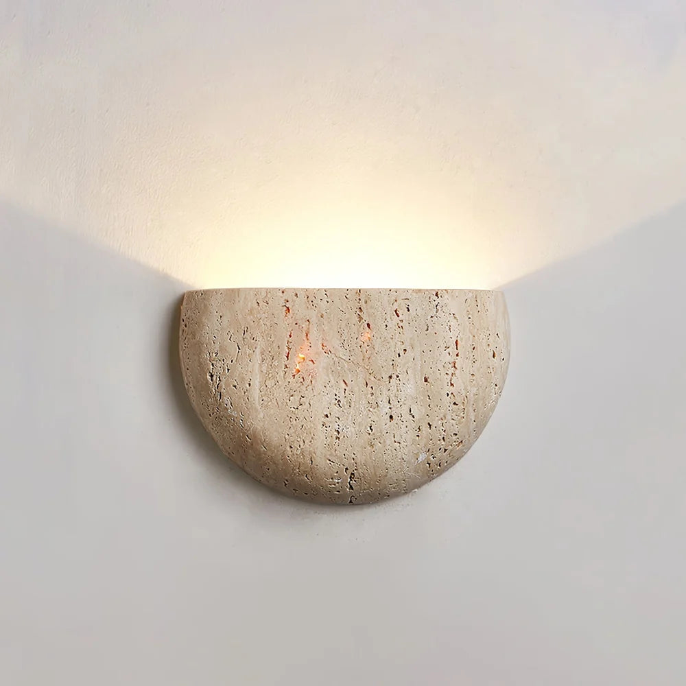 Applique Murale Demi Cercle Style Wabi Sabi