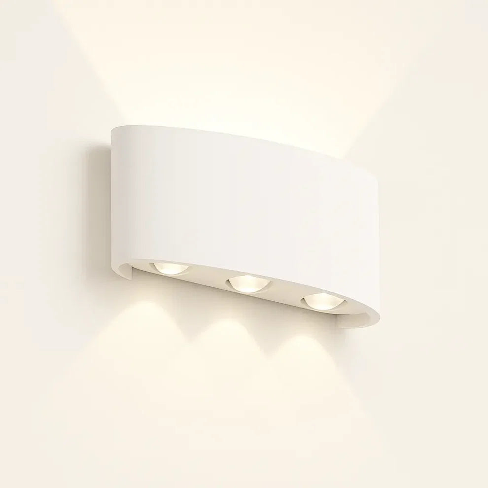 Applique Murale Extérieure LED Éclairage Haut et Bas moderne