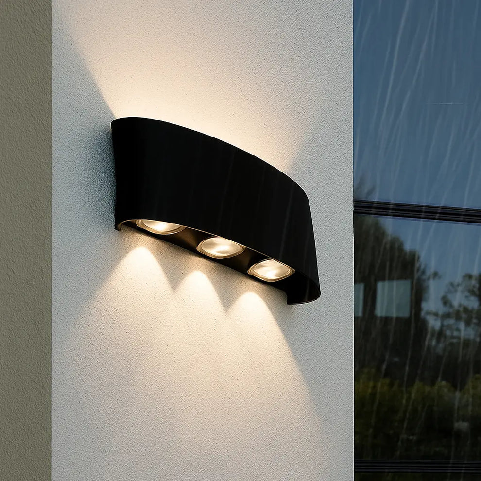 Applique Murale Extérieure LED Éclairage Haut et Bas moderne