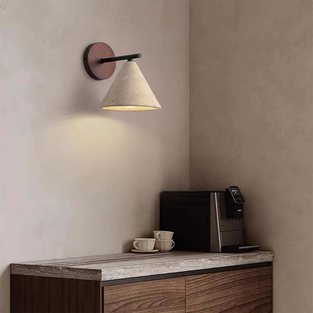 Applique Murale Moderne Bois Cone