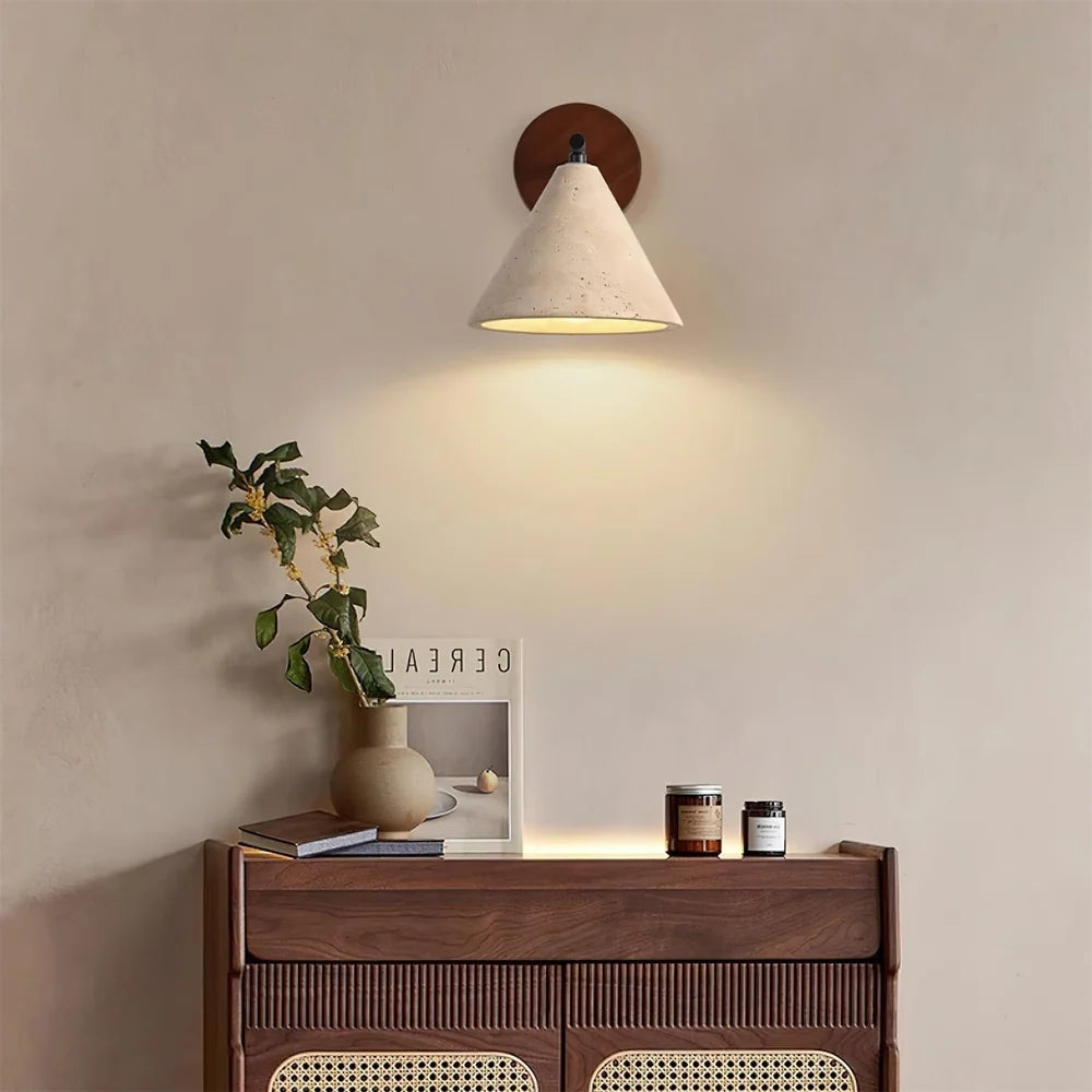 Applique Murale Moderne Bois Cone