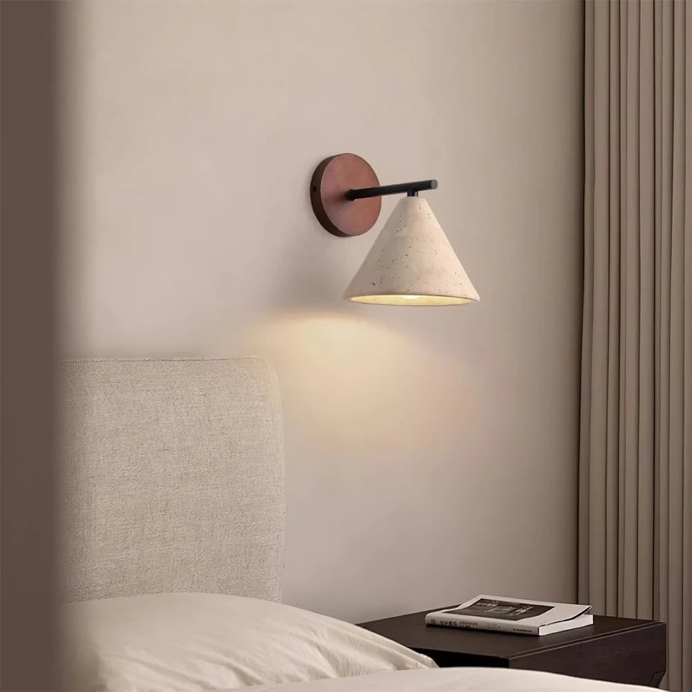 Applique Murale Moderne Bois Cone