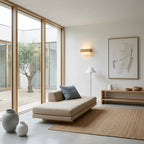 Applique Murale Carré en Bois Style Japonais