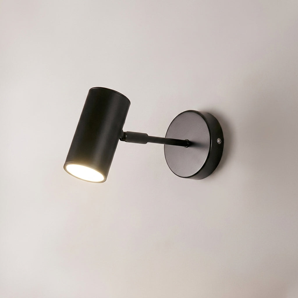 Applique Murale Lisse Rotative en Métal