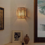 Applique Murale Tressé Style Japandi Intérieur