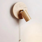 Applique Murale Travertin Ronde Style Vintage