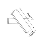 Applique Rotative Minimaliste Bois Travertin
