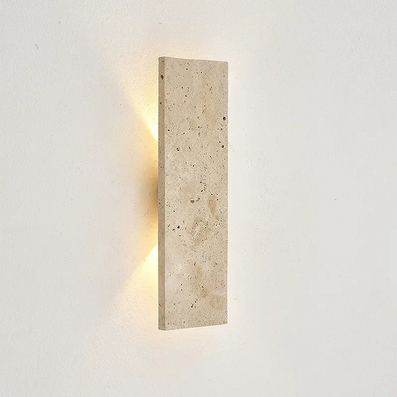 Applique Murale Fine Pierre Naturelle Style Wabi Sabi