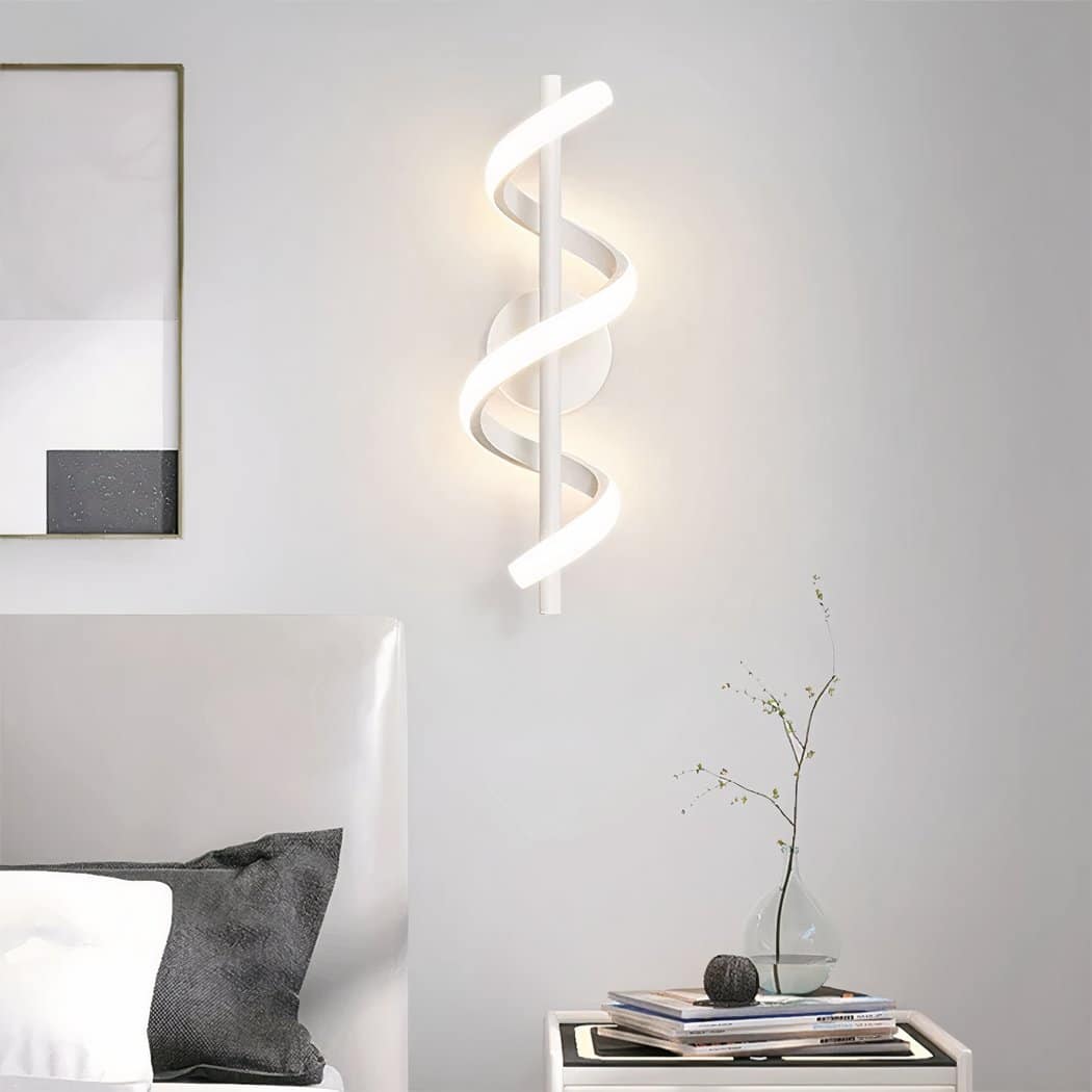 Applique Murale LED Moderne Design Spirale