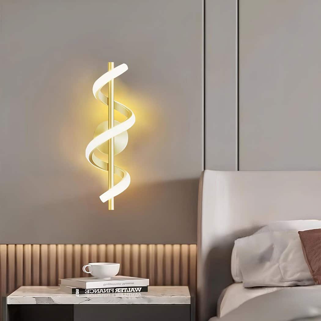 Applique Murale LED Moderne Design Spirale
