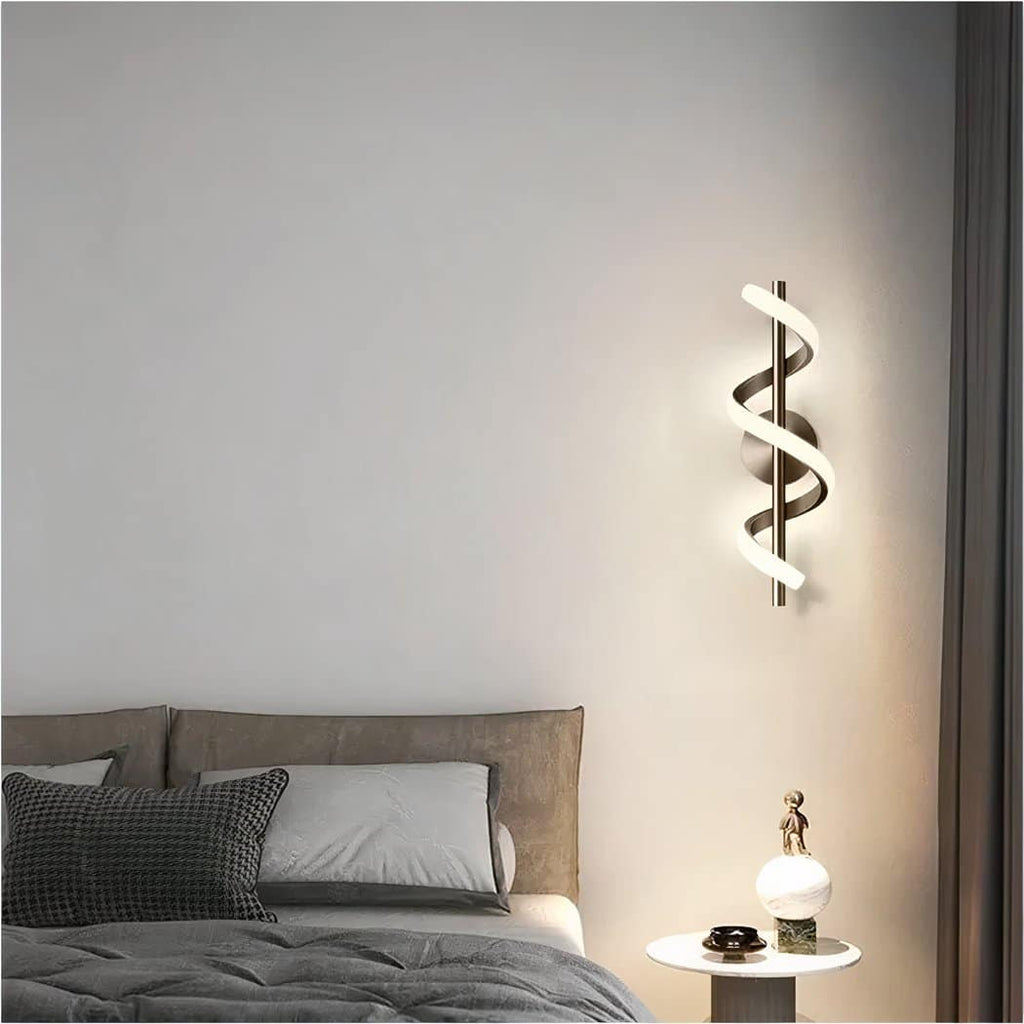 Applique Murale LED Moderne Design Spirale