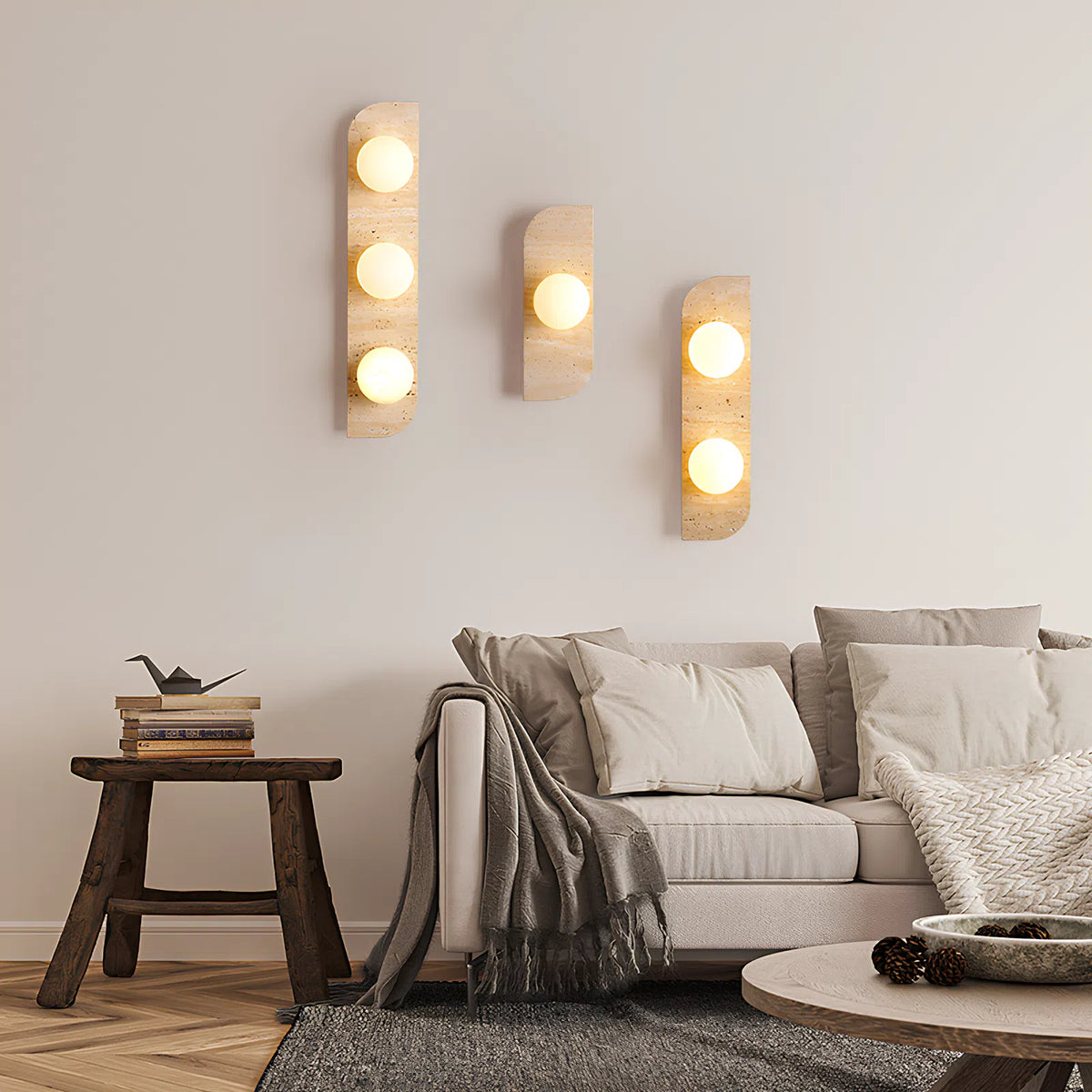 Applique Murale Design en Pierre Naturelle