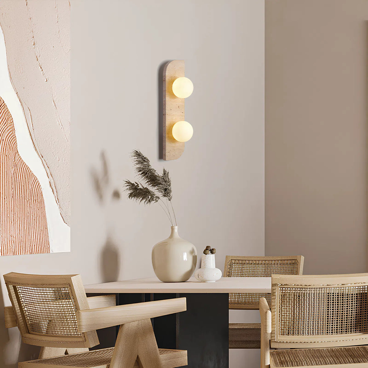 Applique Murale Design en Pierre Naturelle