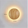 Applique Murale Ronde en Bois