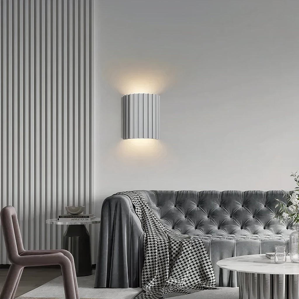 Applique Murale Striée Style Scandinave LED