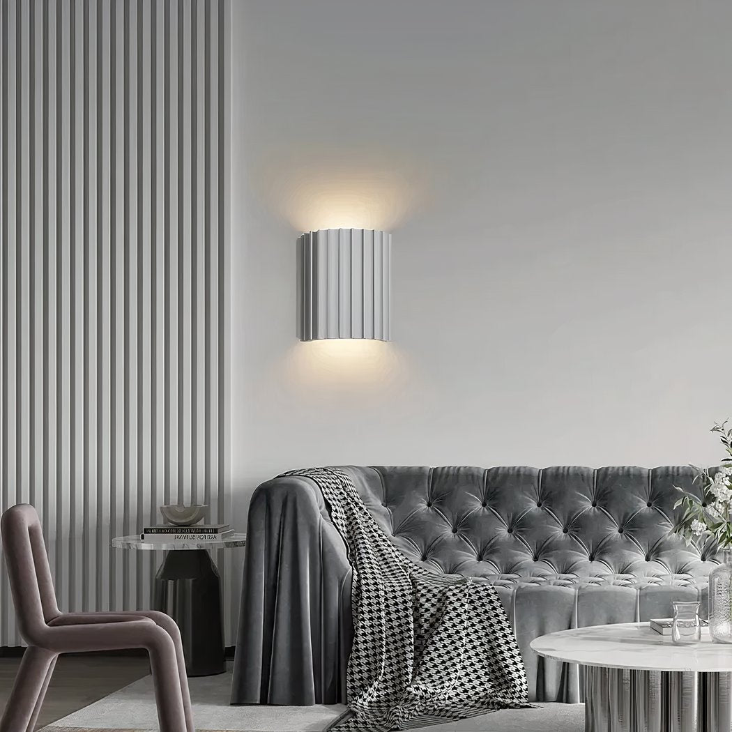 Applique Murale Striée Style Scandinave LED