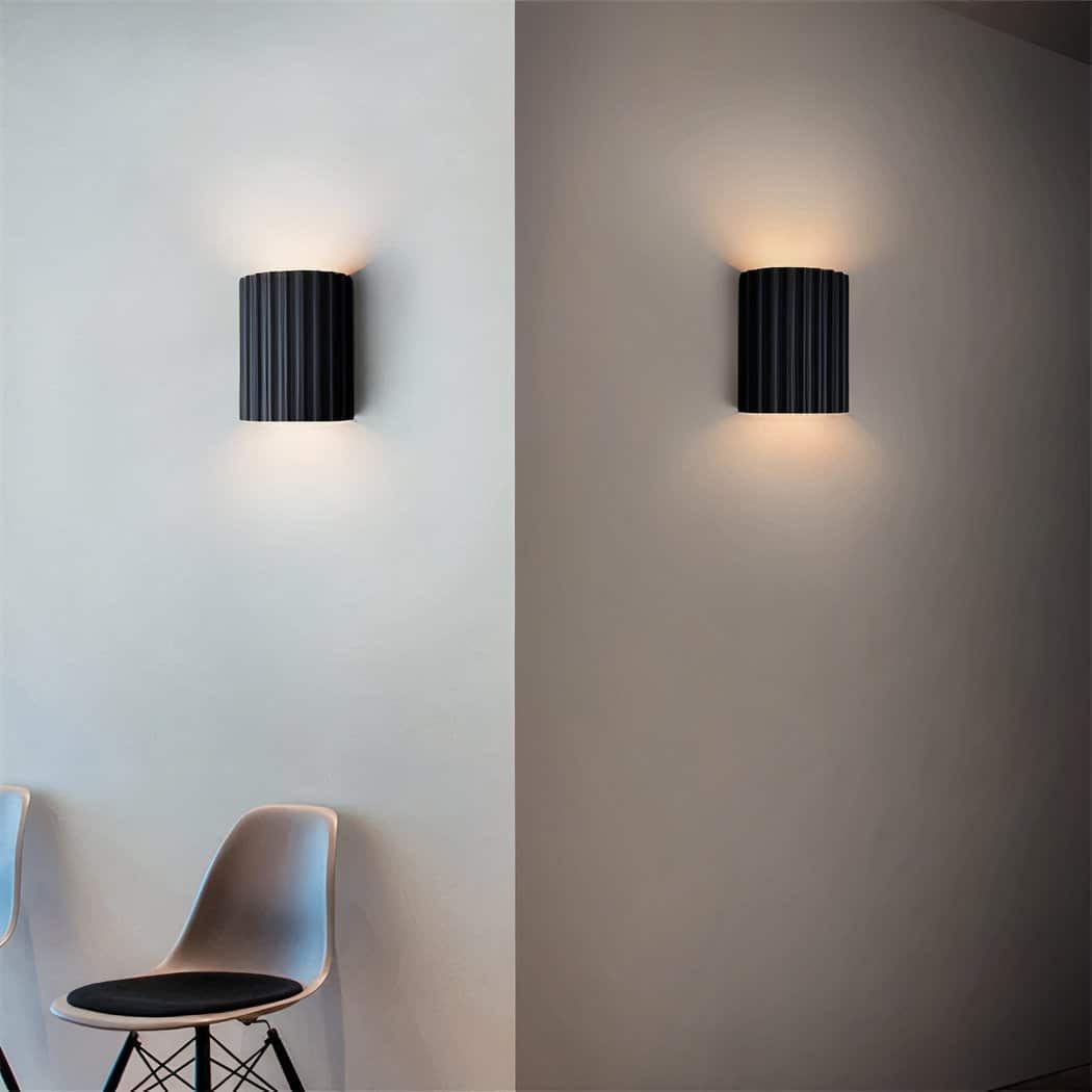 Applique Murale Striée Style Scandinave LED