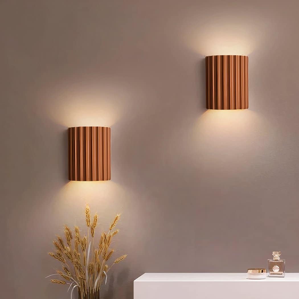 Applique Murale Striée Style Scandinave LED