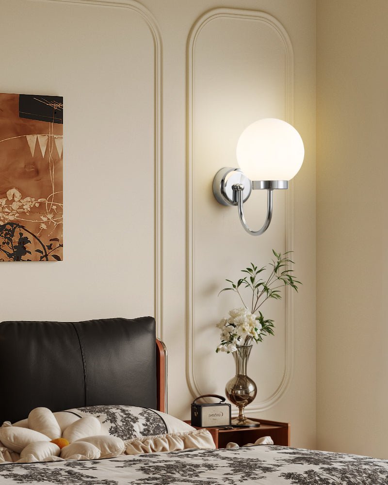 Applique Minimaliste Chrome Verre mySite