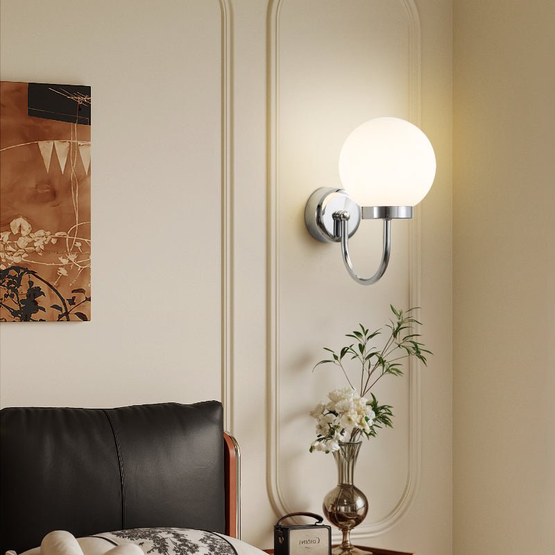 Applique Minimaliste Chrome Verre mySite
