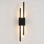Applique Murale Design Tubes Noir/Or Eleganz Wohnen