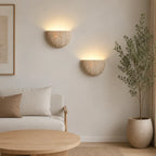 Applique Murale Demi Cercle Style Wabi Sabi