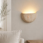 Applique Murale Demi Cercle Style Wabi Sabi