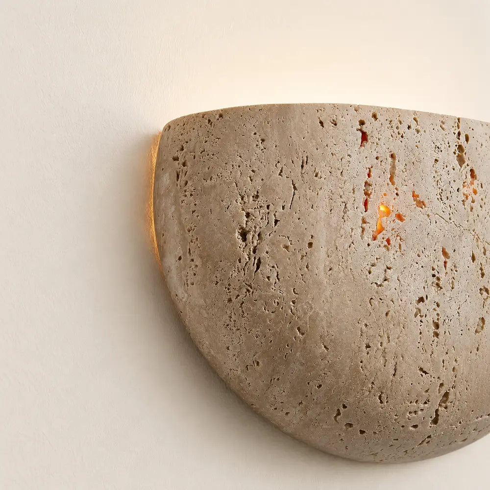 Applique Murale Demi Cercle Style Wabi Sabi