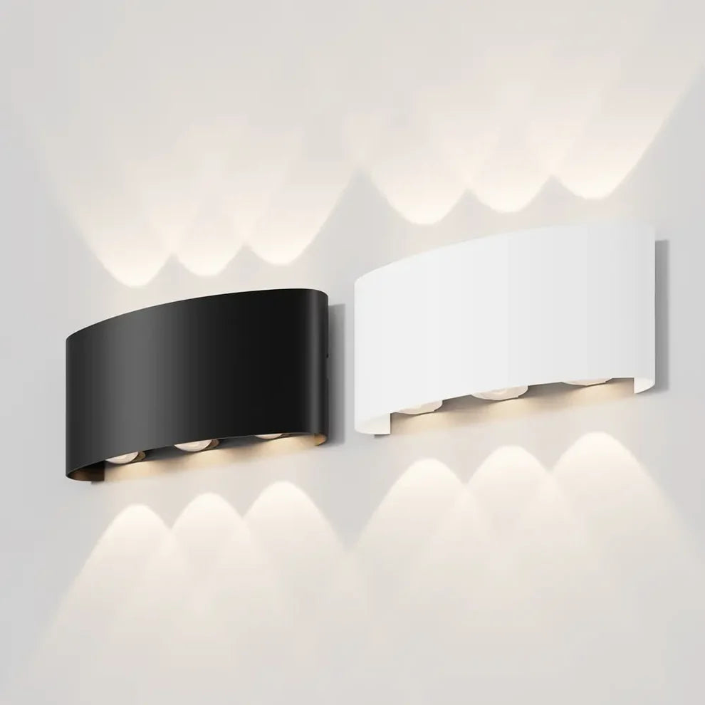 Applique Murale Extérieure LED Éclairage Haut et Bas moderne