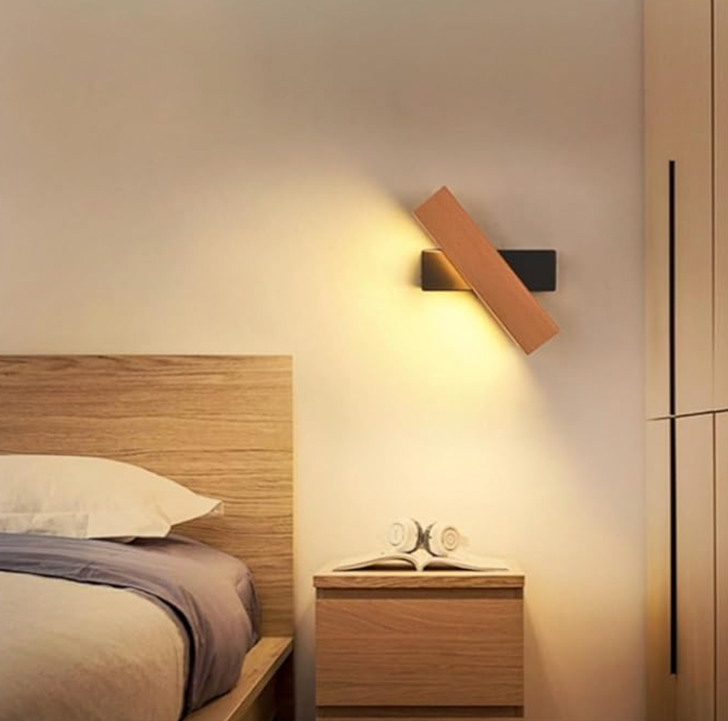 Applique Murale LED Japonaise Lampe Murale Rotative Minimaliste Eleganz Wohnen