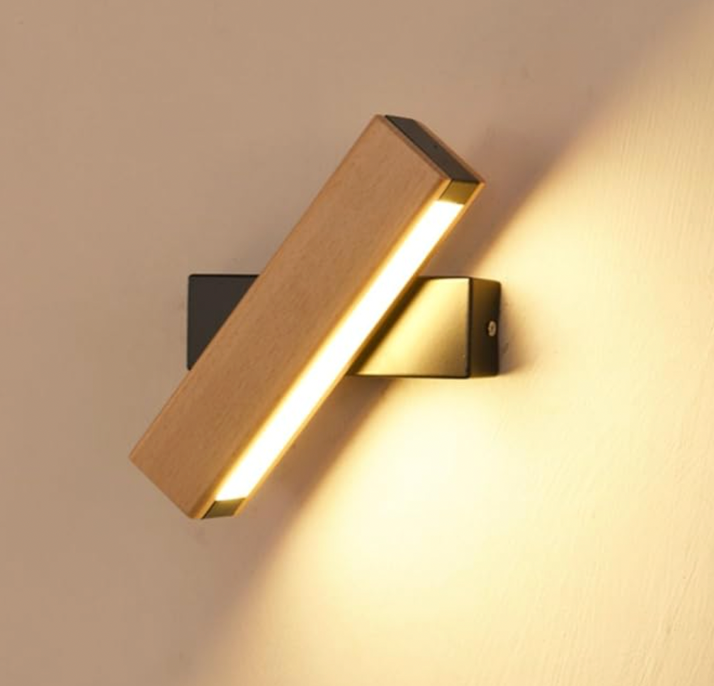 Applique Murale LED Japonaise Lampe Murale Rotative Minimaliste Eleganz Wohnen