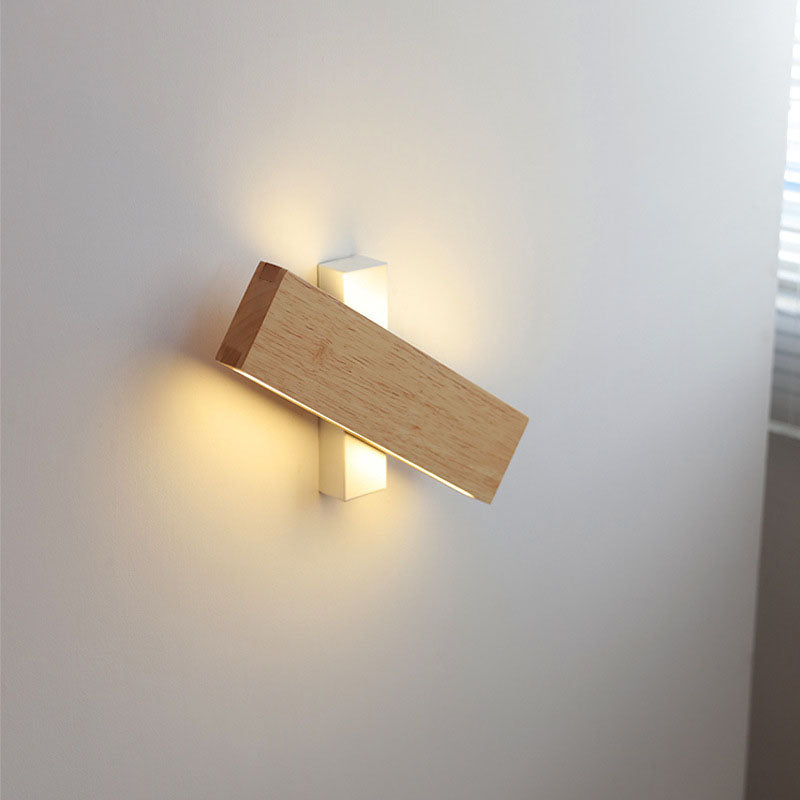Applique Murale LED Japonaise Lampe Murale Rotative Minimaliste Eleganz Wohnen