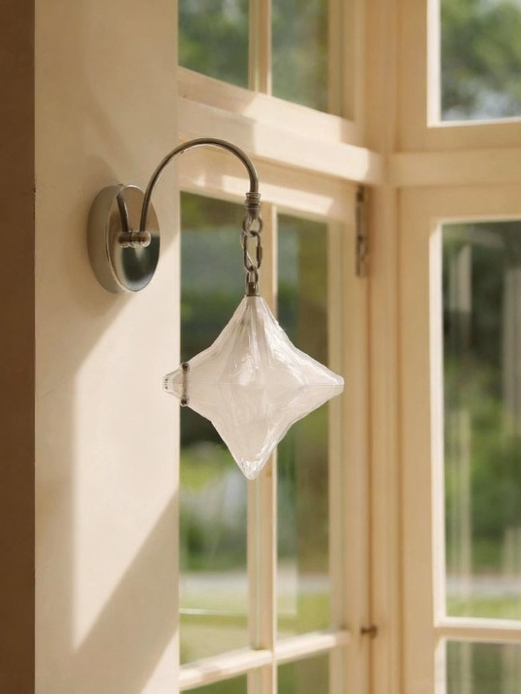 Applique Moderne Verre Chromé