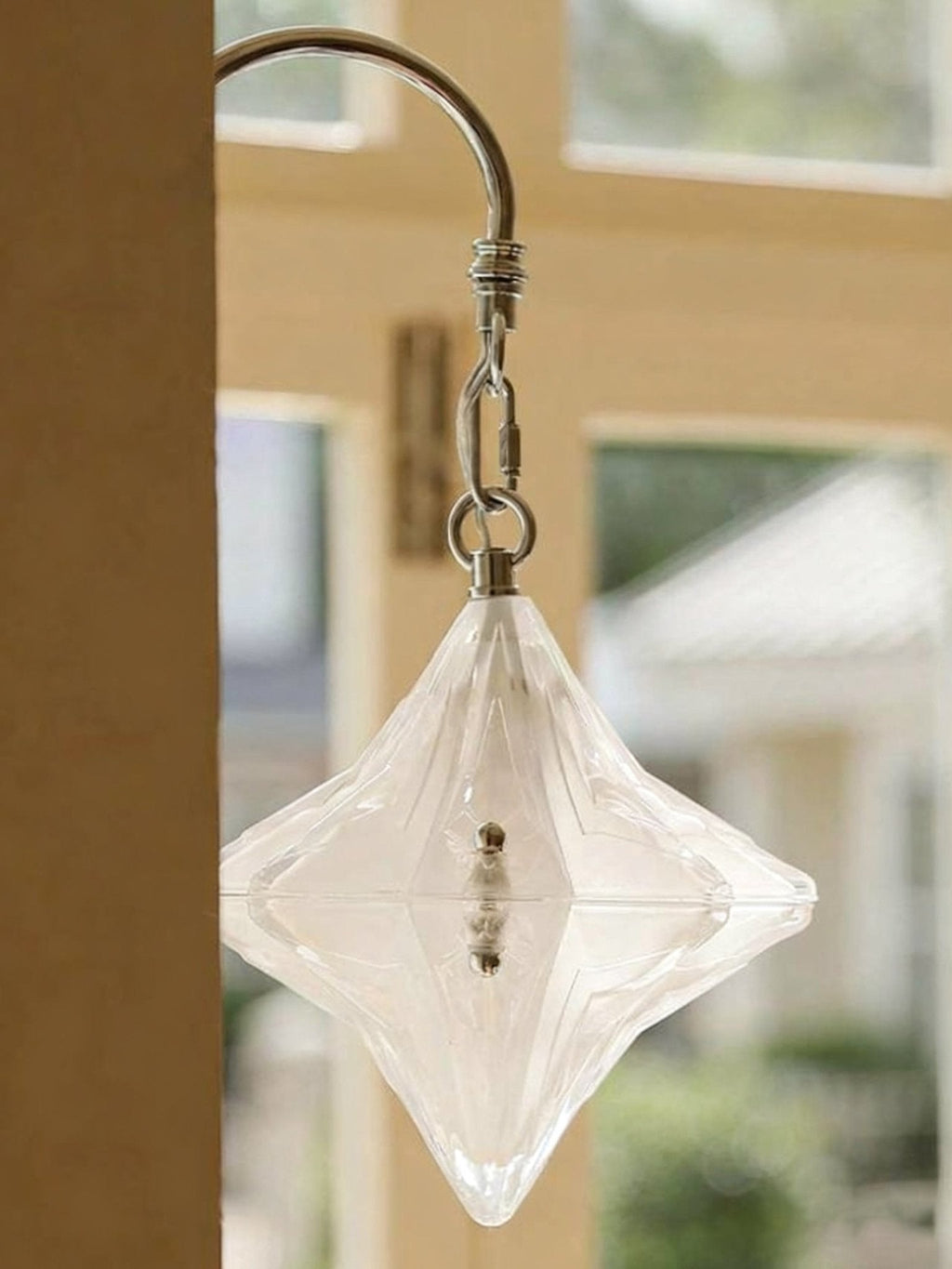 Applique Moderne Verre Chromé