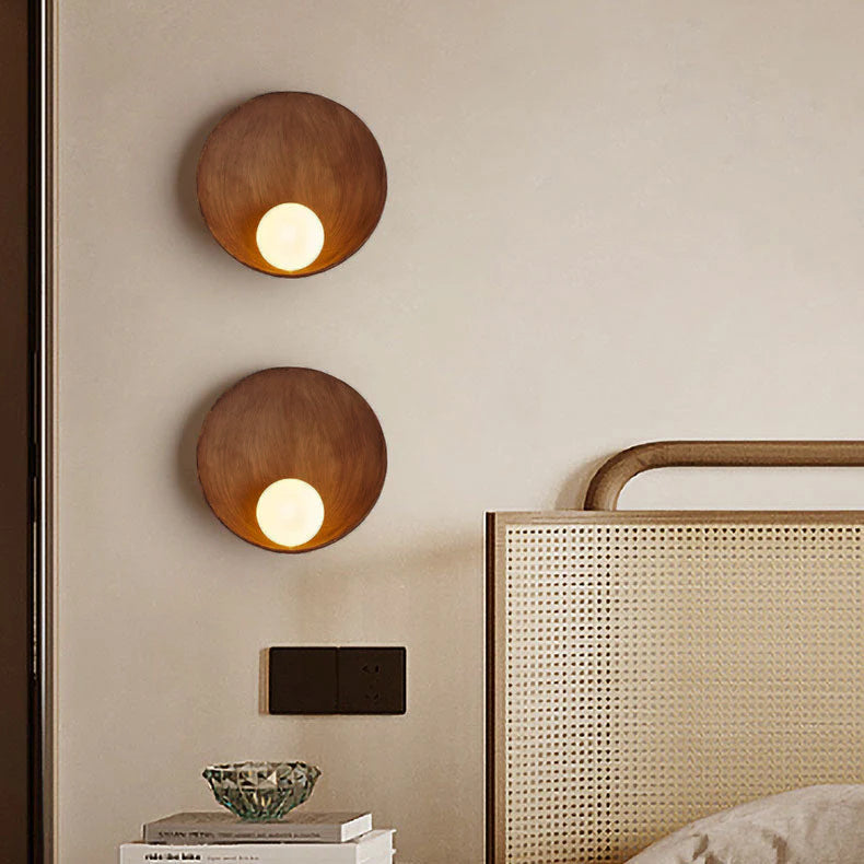 Applique Murale de Designer Texture Bois Eleganz Wohnen
