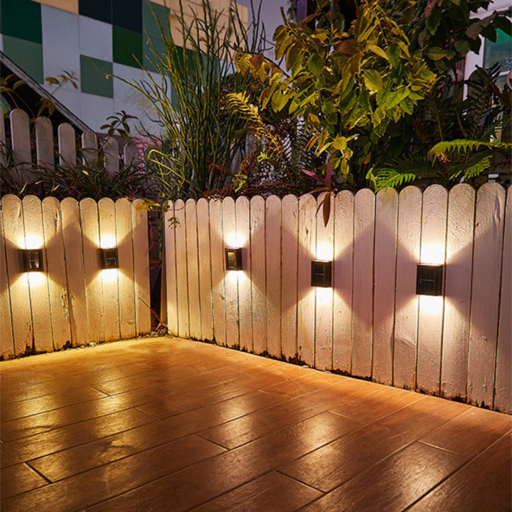 Applique Murale Solaire LED Extérieur Double Faisceau Eleganz Wohnen