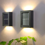 Applique Murale Solaire LED Extérieur Double Faisceau Eleganz Wohnen