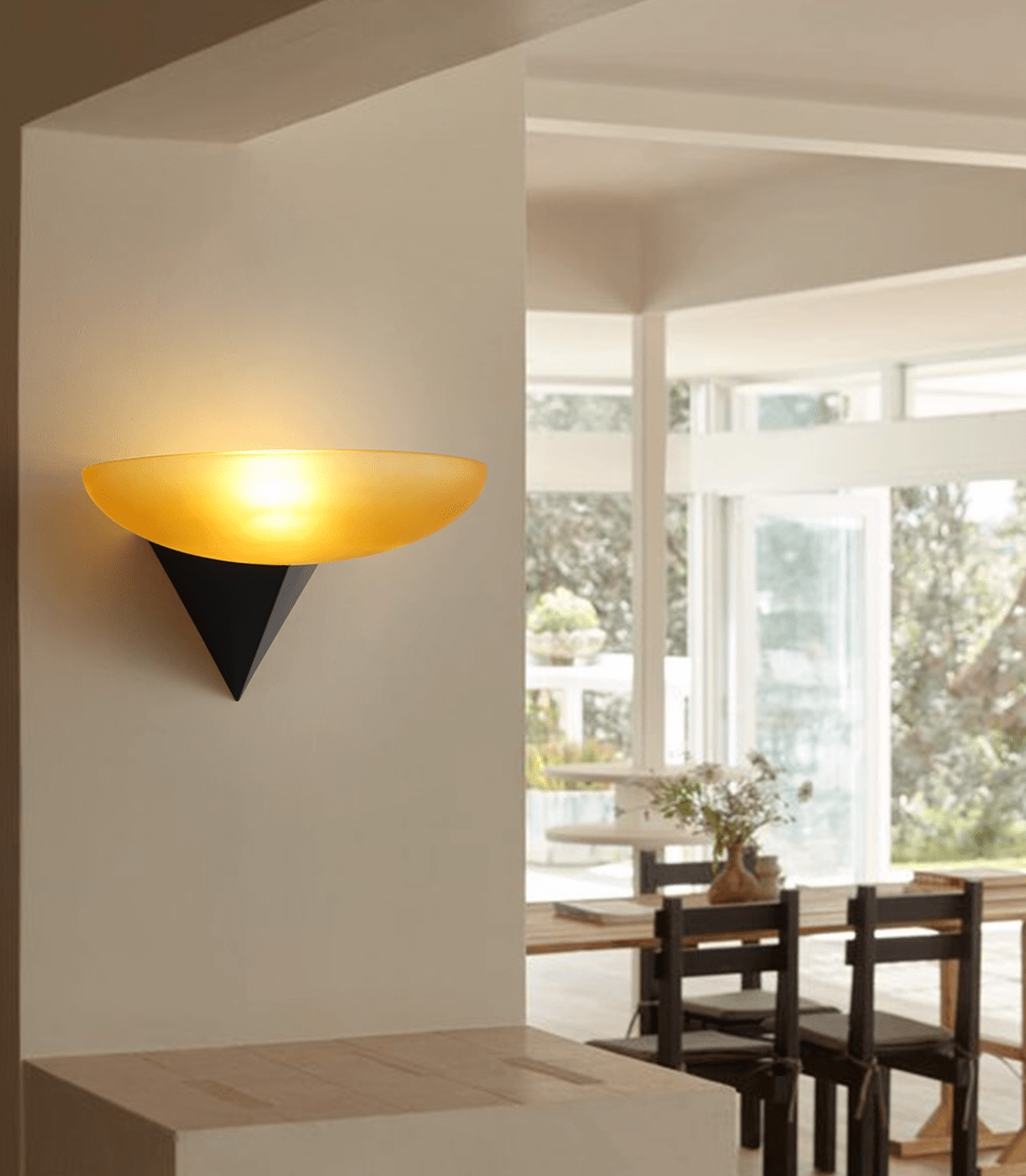 Solayne Applique Murale Lumière Moderne Minimaliste Métal Verre