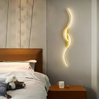 Applique Murale LED Design Ondulé Fluide Eleganz Wohnen