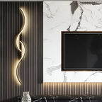 Applique Murale LED Design Ondulé Fluide Eleganz Wohnen
